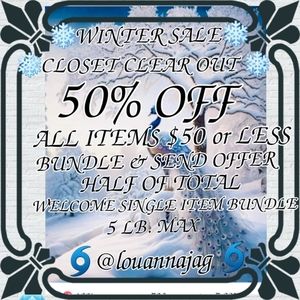 ✨️SUPER SALE✨️END OF YEAR✨️CLOSET CLEAR OUT